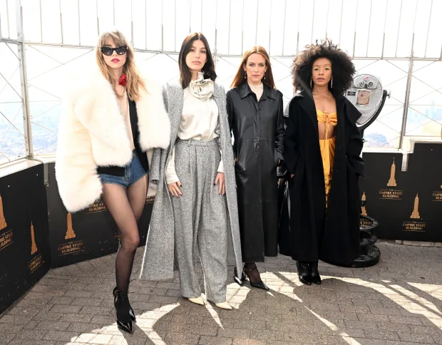 SUKI WATERHOUSE GOES FULL INDIE SLEAZE FOR ‘DAISY JONES AND THE SIX’ PRESS