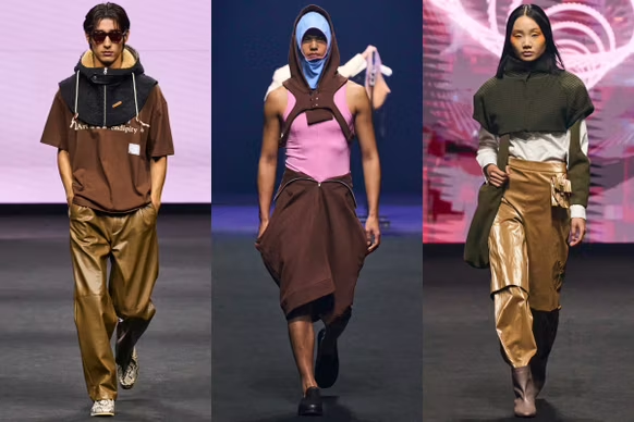 Stuffed animals, three stripes and live performances: Highlights and trends from Seoul Fashion Week