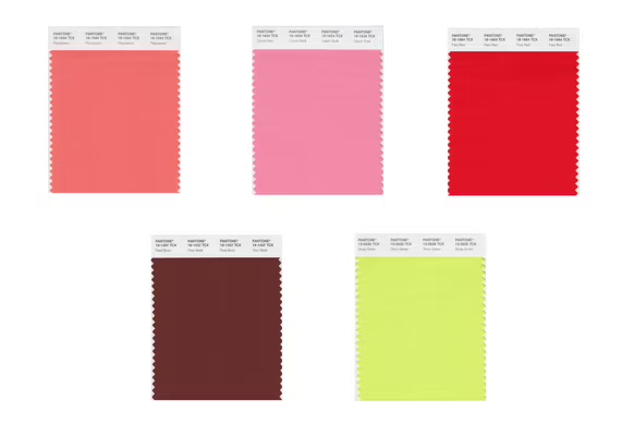 Pantone reveals AW23 colour trend report for London Fashion Week