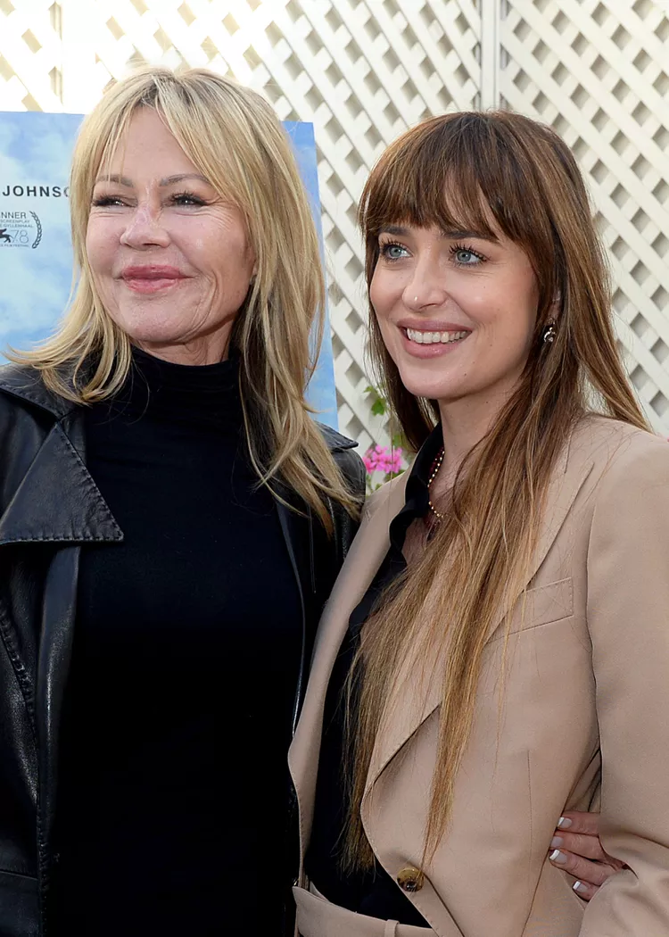 Dakota Johnson Wore a Plunging Two-Piece Suit For a Mommy-and-Me Outing With Melanie Griffith