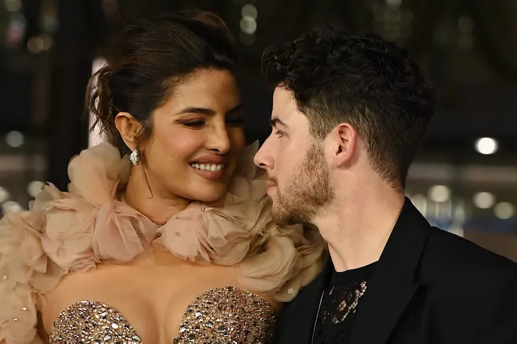 Priyanka Chopra Jonas's Bedazzled Naked Dress Had the Most Dramatic Cape
