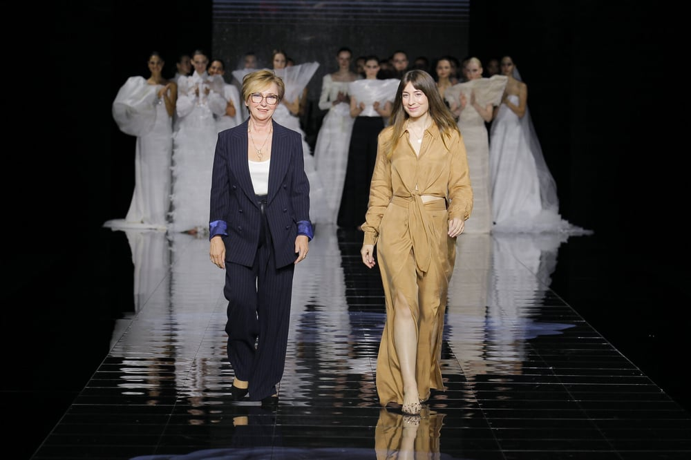 Isabel Sanchís drives the internationalisation of her bridal line at BBFW