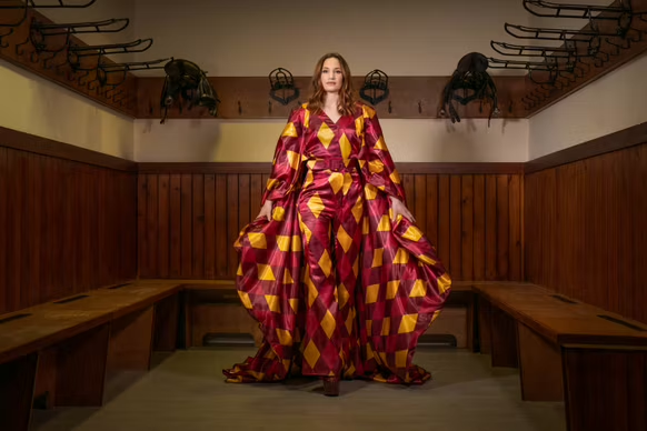 Richard Quinn unveils capsule collection inspired by jockey silks for charity
