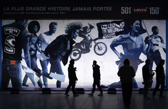 Levi’s celebrates 501’s 150th anniversary with denim mural by Ian Berry