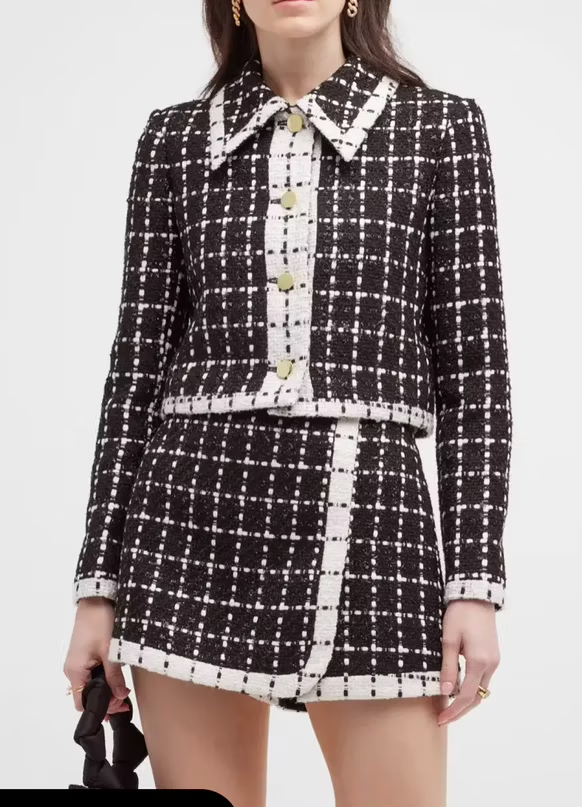 Runway to Retail The bouclé or tweed micro suit
