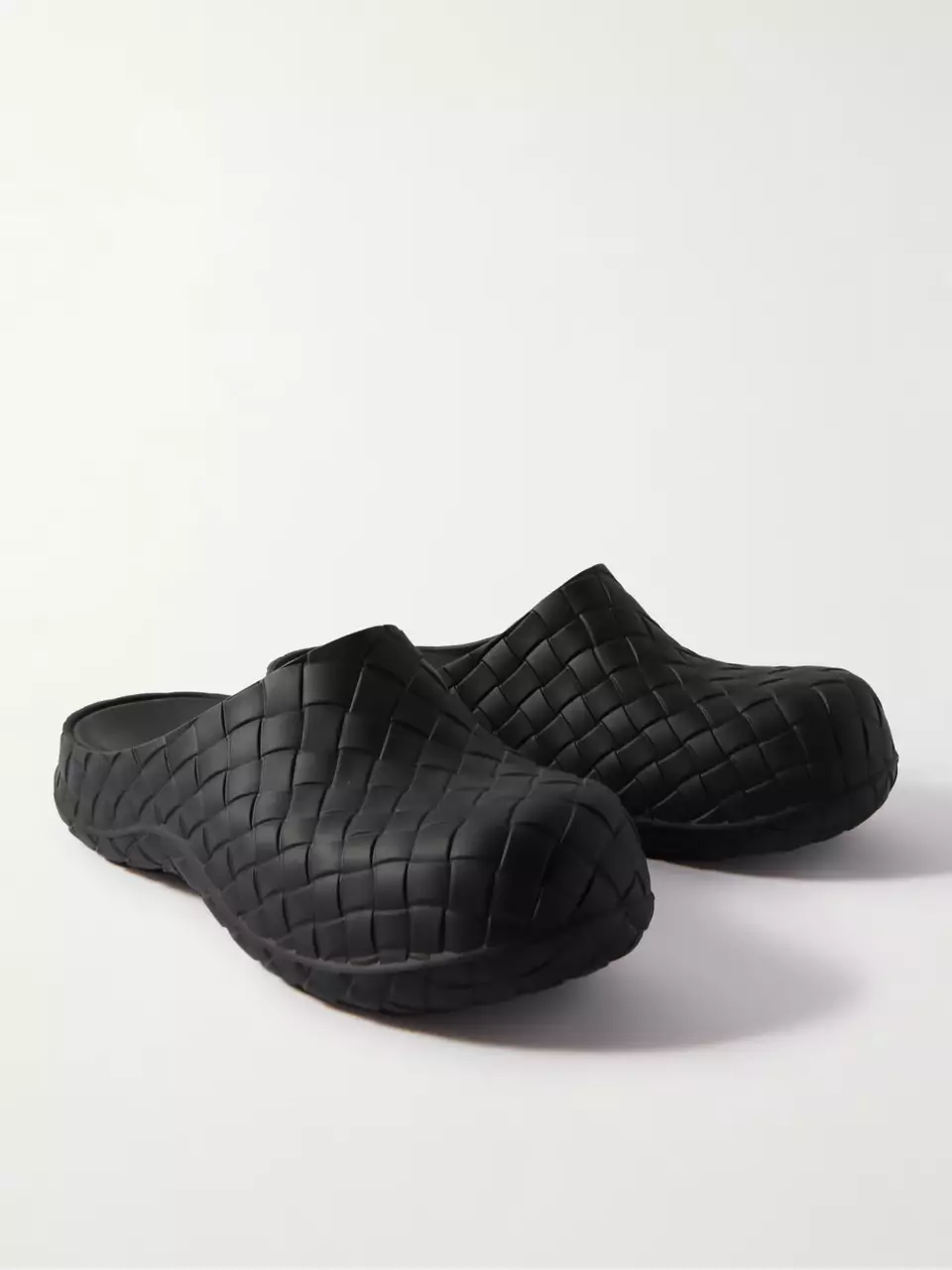 RUBBER OR LEATHER — BOTTEGA'S INTRECCIATO IS PERPETUALLY PLUSH
