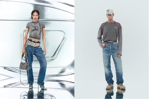 Diesel Pre-Fall 2023--a collection of disruptive and democratic pieces made to be worn around the world.