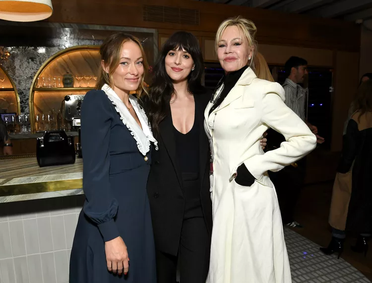 Dakota Johnson Wore a Plunging Two-Piece Suit For a Mommy-and-Me Outing With Melanie Griffith