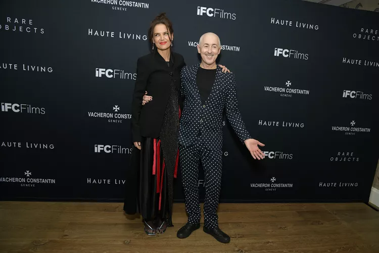 Katie Holmes’s Latest Gown Featured Sheer Netting, Red Ribbons, and a Full-Length Blazer