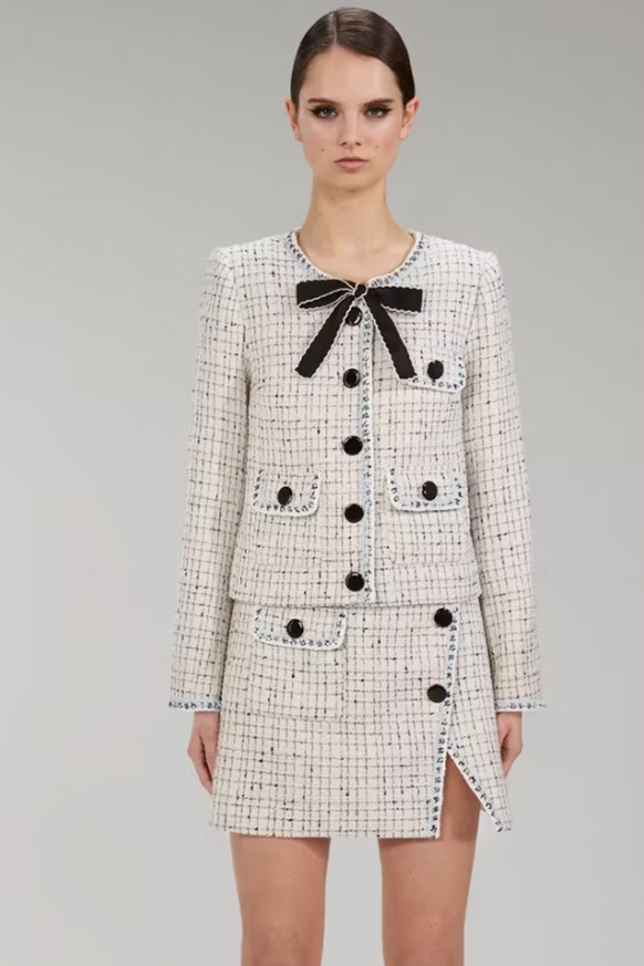 Runway to Retail The bouclé or tweed micro suit