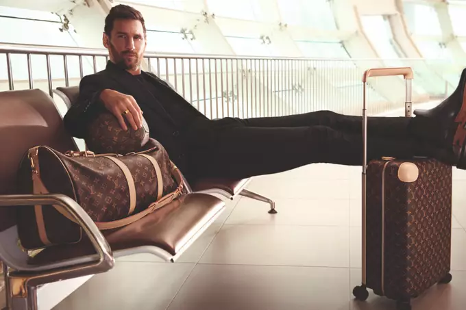 MESSI SCORES FROM THE SPOT FOR LOUIS VUITTON'S TRAVEL CAMPAIGN