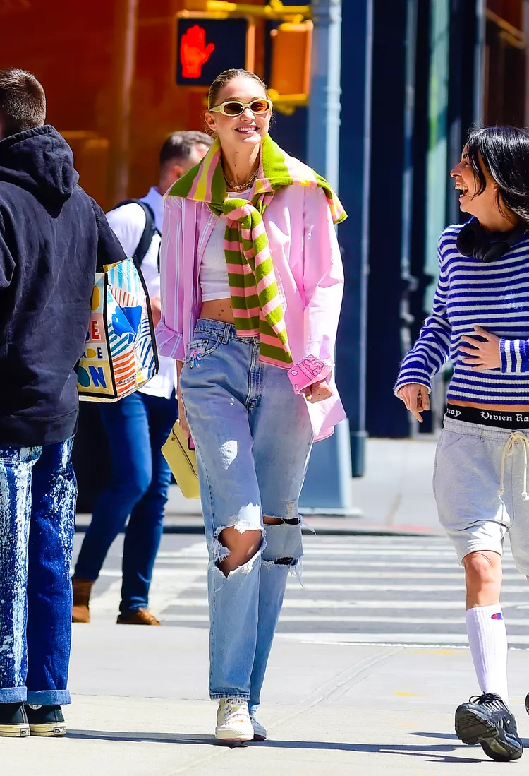Gigi Hadid Just Wore a Mismatched Outfit That Clashed in the Best Way