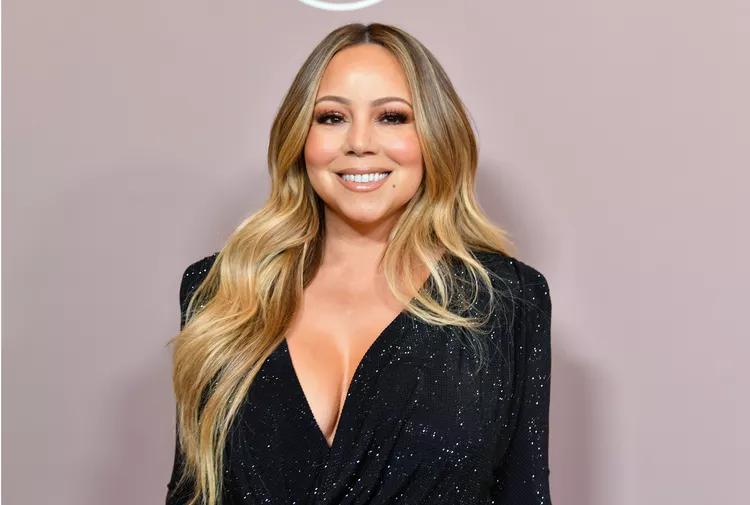 Mariah Carey Paired Her Lime Green String Bikini With a Matching Wetsuit