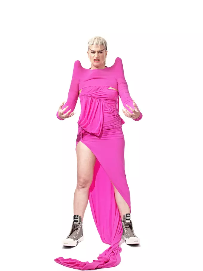HAS FASHION'S LORD OF DARKNESS BEEN SUCKED INTO BARBIECORE FEVER?