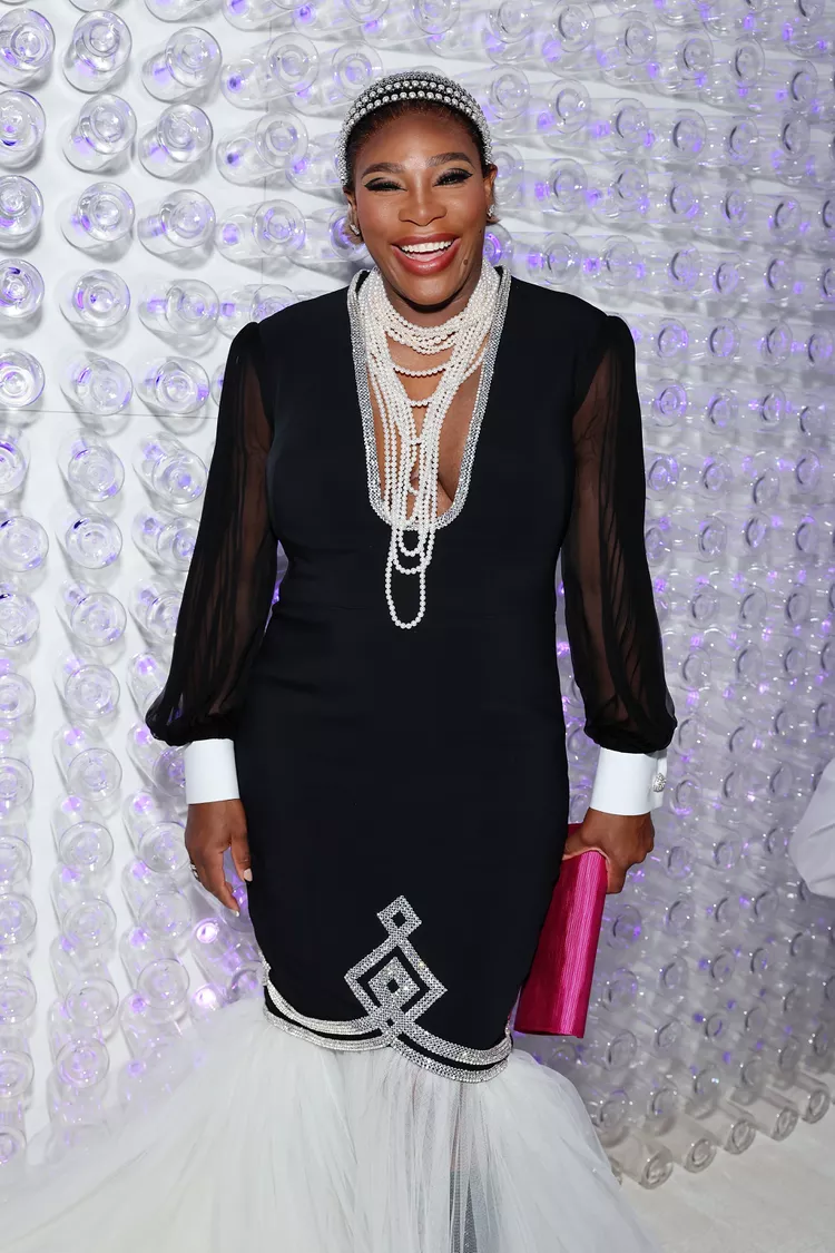 Serena Williams Poked Fun at Her Growing Baby Bump While Slipping Into a Slinky LBD