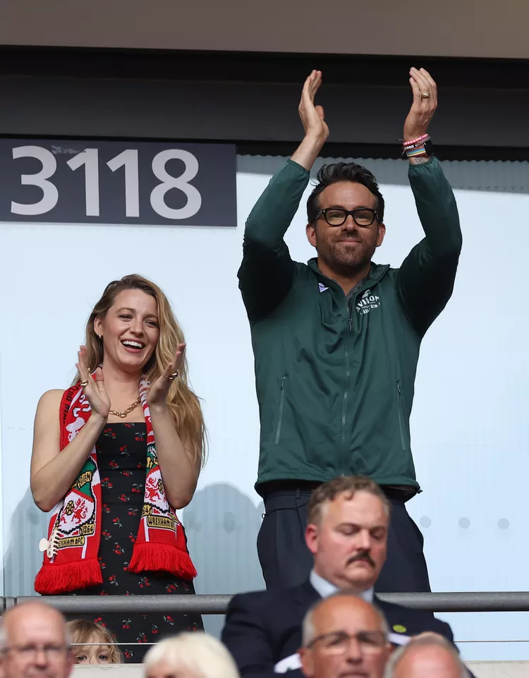 Blake Lively Wore Camouflage Cargo Pants With Peekaboo Boxers