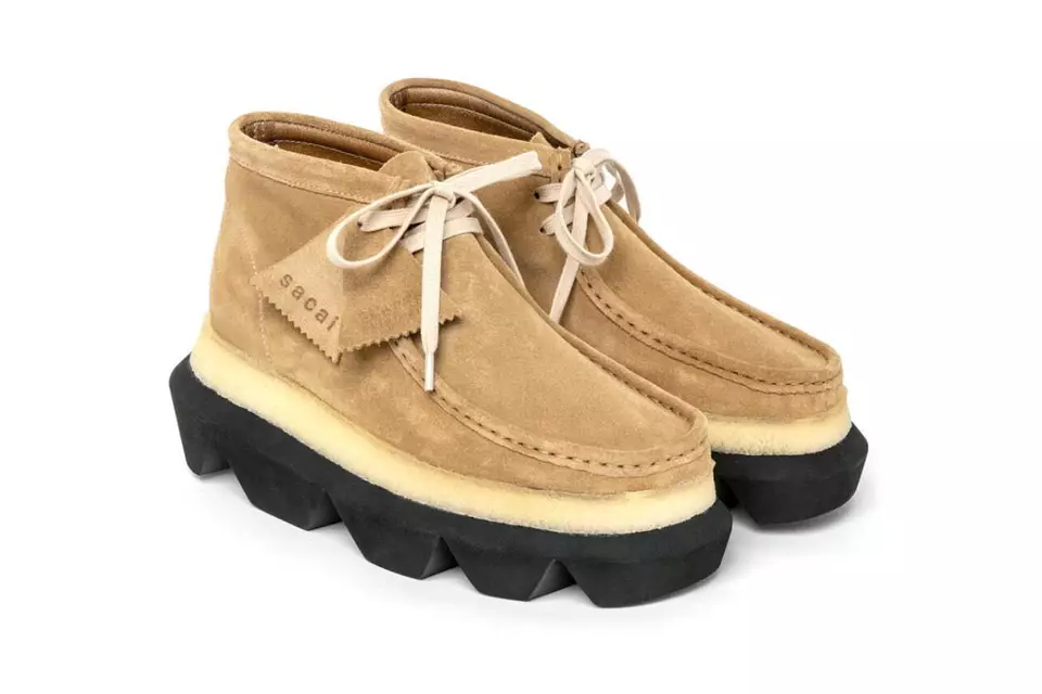 GET A LOAD OF SACAI'S CHUNKY-ASS SUPER WALLABEES