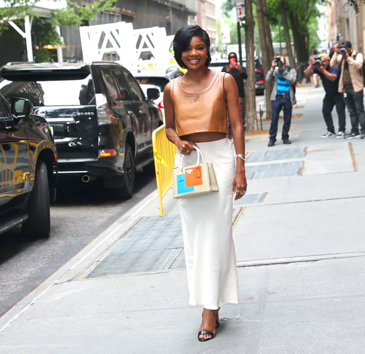 Gabrielle Union Combined Her New '90s Hair With an Edgy Take on 2023's Most Viral Top