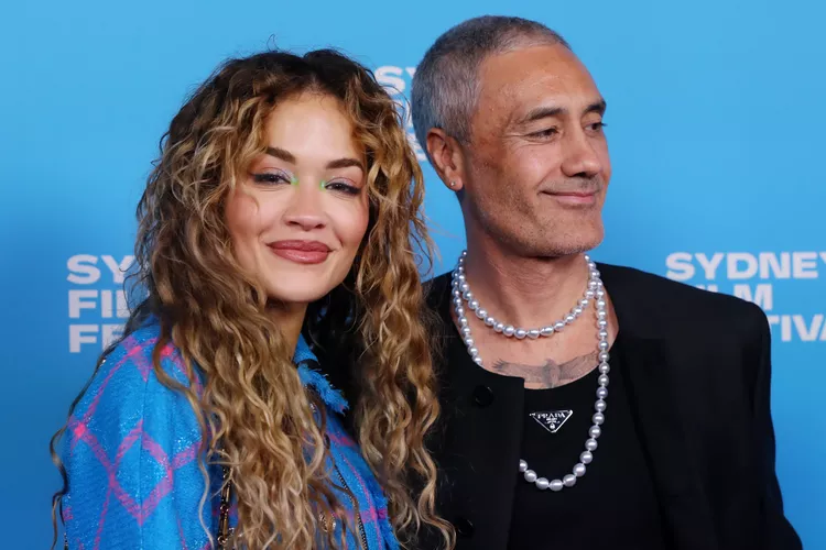 Rita Ora’s Plaid Tweed Skirt Set Included Sky-High Mary Janes