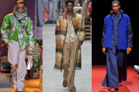 Menswear FW23 runway collections: key color palettes