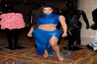 Kim Kardashian Paired Her Midriff-Baring Two-Piece Set With This Throwback Y2K Accessory