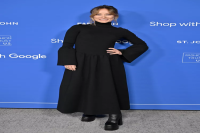 Olivia Wilde's Version of an LBD Included a Turtleneck and Bell-Shaped Sleeves